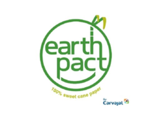 EARTH PACT 100% SWEET CANE PAPER BY CARVAJAL Logo (EUIPO, 01/02/2013)