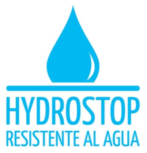 HYDROSTOP RESISTENTE AL AGUA Logo (EUIPO, 06/01/2015)