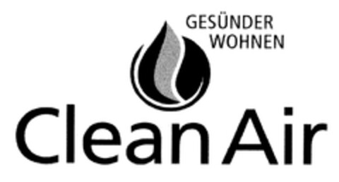 Clean Air GESÜNDER WOHNEN Logo (EUIPO, 13.09.2017)