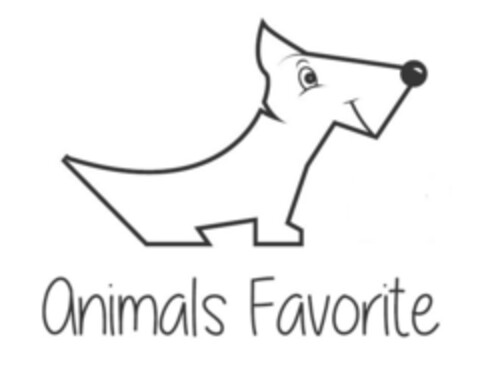 ANIMALS FAVORITE Logo (EUIPO, 02/19/2018)