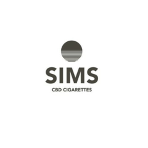 SIMS CBD CIGARETTES Logo (EUIPO, 02/03/2021)