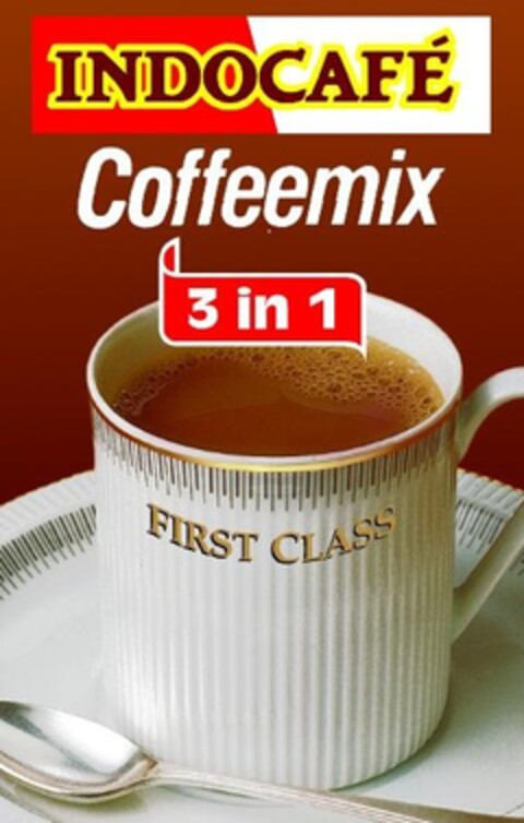 INDOCAFE Coffeemix 3 in 1 FIRST CLASS Logo (EUIPO, 19.05.2021)