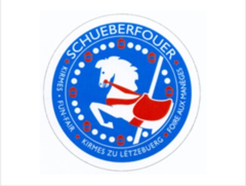 SCHUEBERFOUER KIRMES FUN-FAIR KIRMES ZU LËTZEBUERG FOIRE AUX MANÈGES Logo (EUIPO, 24.03.2022)