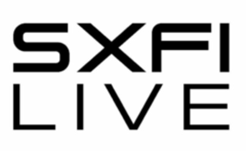 SXFI LIVE Logo (EUIPO, 03/31/2022)