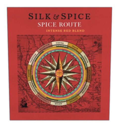 SILK & SPICE SPICE ROUTE INTENSE RED BLEND Logo (EUIPO, 06.02.2023)