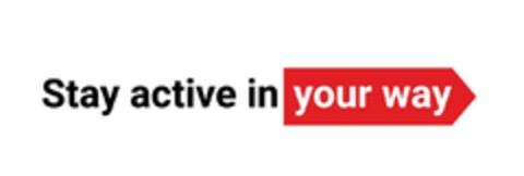 Stay active in your way Logo (EUIPO, 21.02.2025)