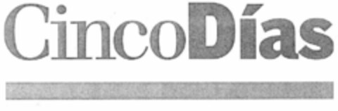 Cinco Días Logo (EUIPO, 04/13/2000)