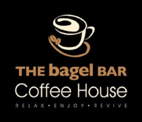 THE BAGEL BAR 
COFFEE HOUSE
RELAX ENJOY REVIVE Logo (EUIPO, 02/09/2012)