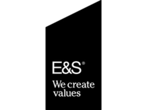 E&S® We create values Logo (EUIPO, 07/04/2013)