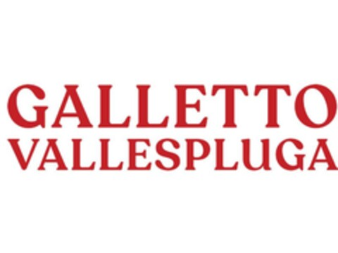 GALLETTO VALLESPLUGA Logo (EUIPO, 22.01.2024)