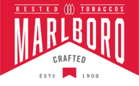 RESTED TOBACCOS MARLBORO CRAFTED ESTD 1908 Logo (EUIPO, 07.02.2024)