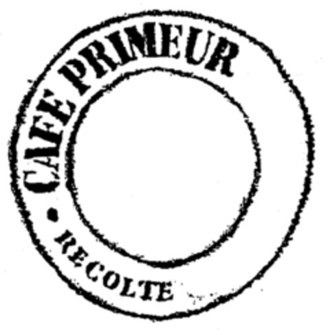 CAFE PRIMEUR RECOLTE Logo (EUIPO, 01.04.1996)