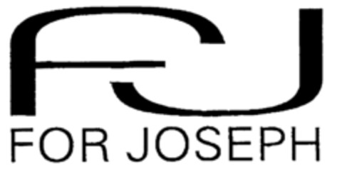 FJ FOR JOSEPH (withdrawn). Logo (EUIPO, 28.07.1998)