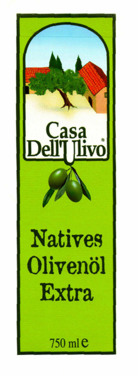 Casa Dell'Ulivo Natives Olivenöl Extra Logo (EUIPO, 24.10.2001)