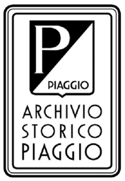 P PIAGGIO ARCHIVIO STORICO PIAGGIO Logo (EUIPO, 05/21/2010)