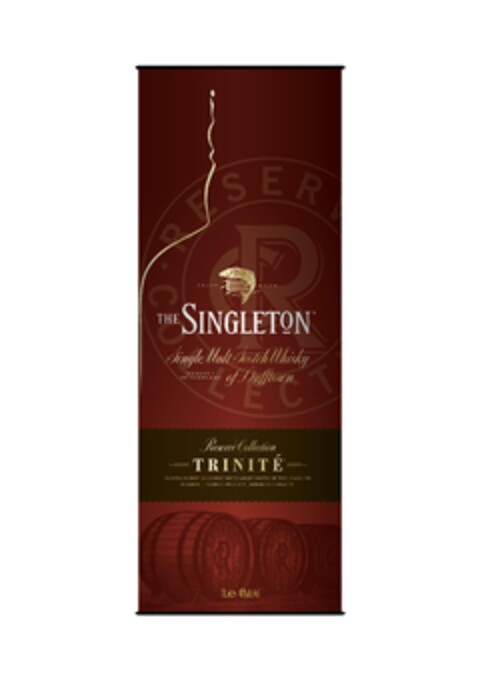 THE SINGLETON SINGLE MALT SCOTCH WHISKY OF DUFFTOWN RESERVE COLLECTION TRINITE Logo (EUIPO, 11/19/2013)