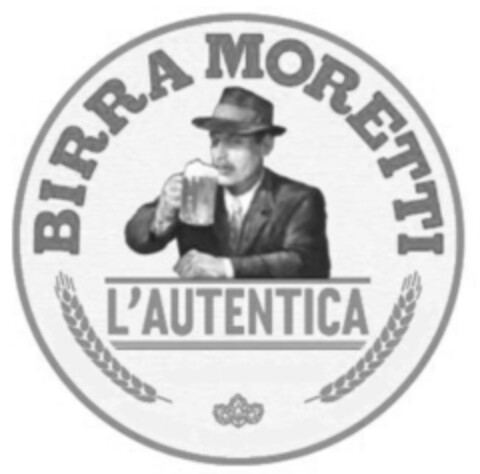 BIRRA MORETTI L`AUTENTICA Logo (EUIPO, 05/04/2016)