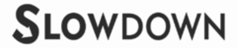 SLOWDOWN Logo (EUIPO, 25.11.2020)