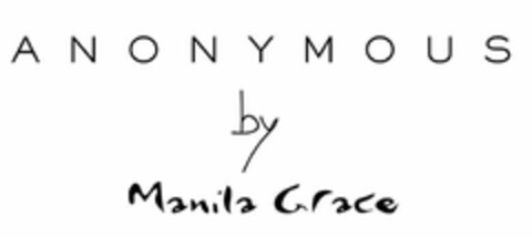 ANONYMOUS BY MANILA GRACE Logo (EUIPO, 18.10.2022)