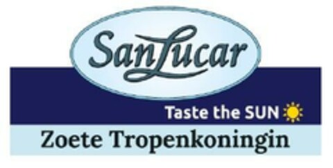 SanLucar Taste the SUN Zoete Tropenkoningin Logo (EUIPO, 24.10.2023)