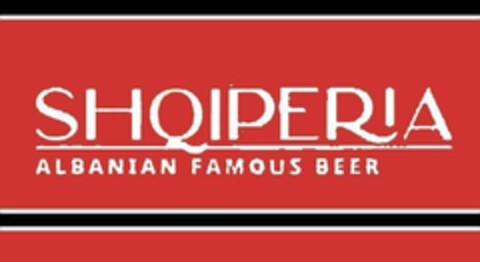 SHQIPERIA ALBANIAN FAMOUS BEER Logo (EUIPO, 19.01.2024)