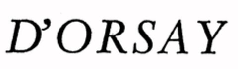 D'ORSAY Logo (EUIPO, 13.05.1996)