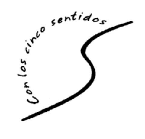 Con los cinco sentidos Logo (EUIPO, 30.10.2001)