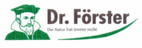 Dr. Förster Die Natur hat immer recht Logo (EUIPO, 03.06.2002)