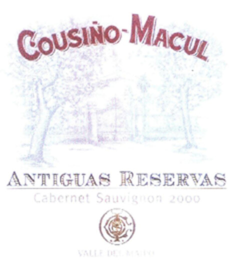 COUSIÑO-MACUL ANTIGUAS RESERVAS Logo (EUIPO, 10.03.2003)