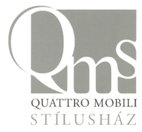 Qms QUATTRO MOBILI STÍLUSHÁZ Logo (EUIPO, 20.09.2006)