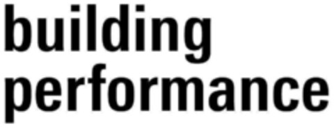 building performance Logo (EUIPO, 03.06.2008)