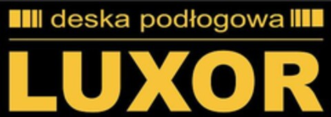 deska podlogowa LUXOR Logo (EUIPO, 29.08.2008)