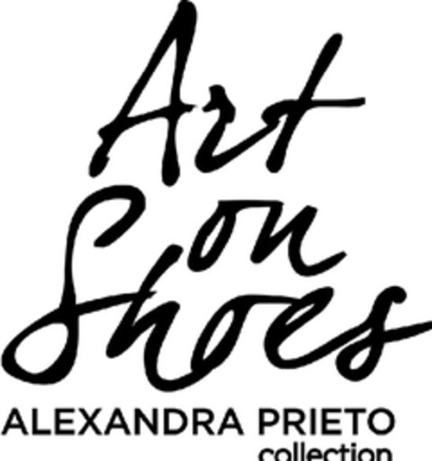 ART ON SHOES ALEXANDRA PRIETO COLLECTION Logo (EUIPO, 23.11.2010)