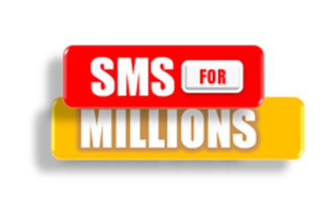 SMS FOR MILLIONS Logo (EUIPO, 25.03.2011)