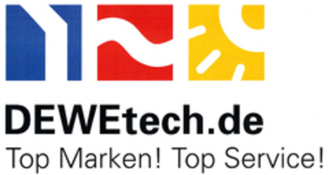 DEWEtech.de Top Marken! Top Service! Logo (EUIPO, 11.05.2011)
