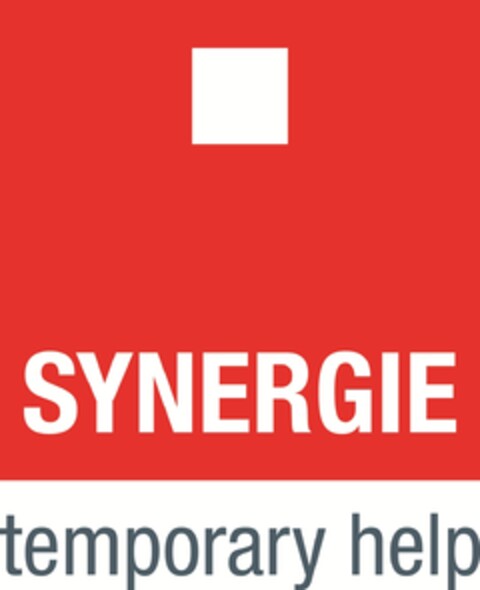 SYNERGIE temporary help Logo (EUIPO, 04/02/2012)