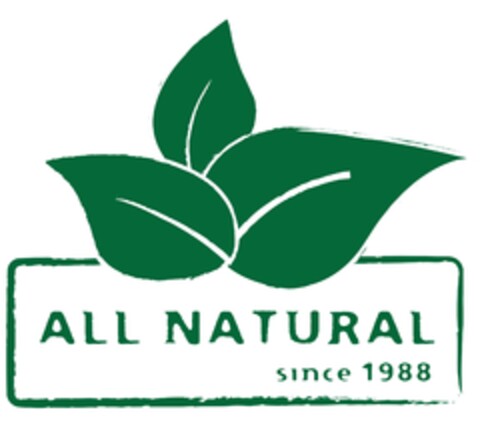 ALL NATURAL since 1988 Logo (EUIPO, 13.02.2013)