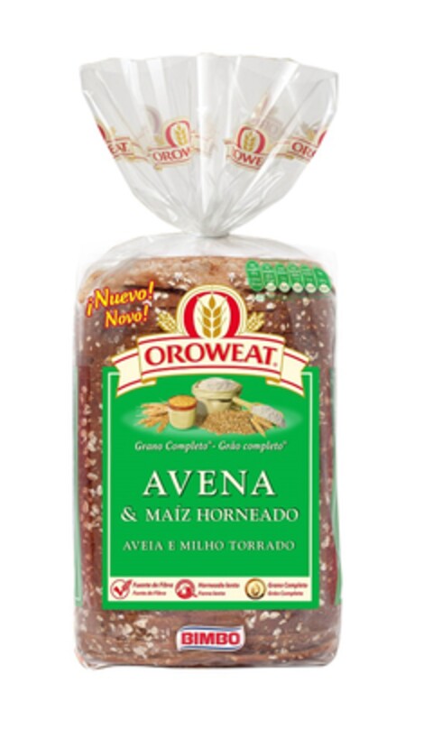 OROWEAT AVENA & MAIZ HORNEADO BIMBO Logo (EUIPO, 25.02.2015)