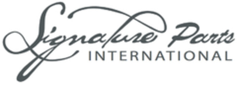 Signature Parts INTERNATIONAL Logo (EUIPO, 12.06.2015)