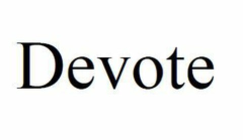 Devote Logo (EUIPO, 01/03/2020)