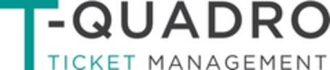 T-QUADRO TICKET MANAGEMENT Logo (EUIPO, 07/13/2022)