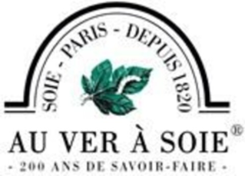 AU VER À SOIE - SOIE - PARIS - DEPUIS 1820 - 200 ANS DE SAVOIR-FAIRE - Logo (EUIPO, 05.08.2024)