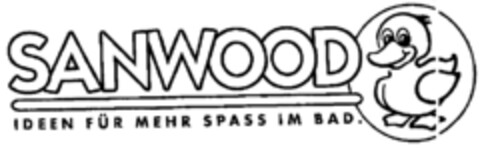 SANWOOD IDEEN FÜR MEHR SPASS IM BAD. Logo (EUIPO, 16.06.1997)