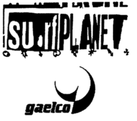 su.rf PLANET gaelco Logo (EUIPO, 02/12/1998)