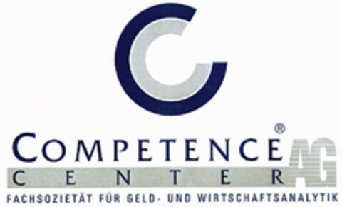 CC COMPETENCE CENTER AG FACHSOZIETÄT FÜR GELD- UND WIRTSCHAFTSANALYTIK Logo (EUIPO, 28.06.1999)