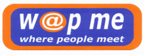 w@p me where people meet Logo (EUIPO, 20.04.2000)