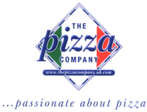 THE pizza COMPANY www.thepizzacompany.uk.com ...passionate about pizza Logo (EUIPO, 04.08.2003)