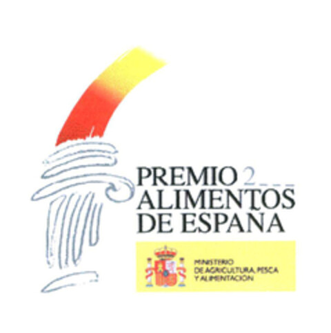 PREMIO 2_ _ _ ALIMENTOS DE ESPAÑA MINISTERIO DE AGRICULTURA, PESCA Y ALIMENTACIÓN Logo (EUIPO, 10/30/2003)