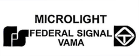 MICROLIGHT FEDERAL SIGNAL VAMA Logo (EUIPO, 23.06.2004)