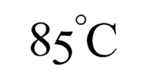 85ºC Logo (EUIPO, 22.07.2005)